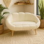 Atelier Del Sofa Lida - Sofá de 2 plazas Blanco